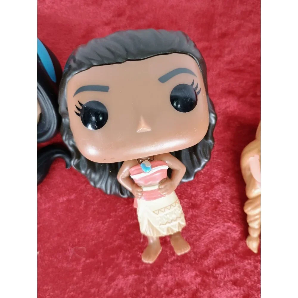 Funko Pop Lot Disney Anna 152, Jasmine 52, And Moana 213 LOOSE, No Box‎